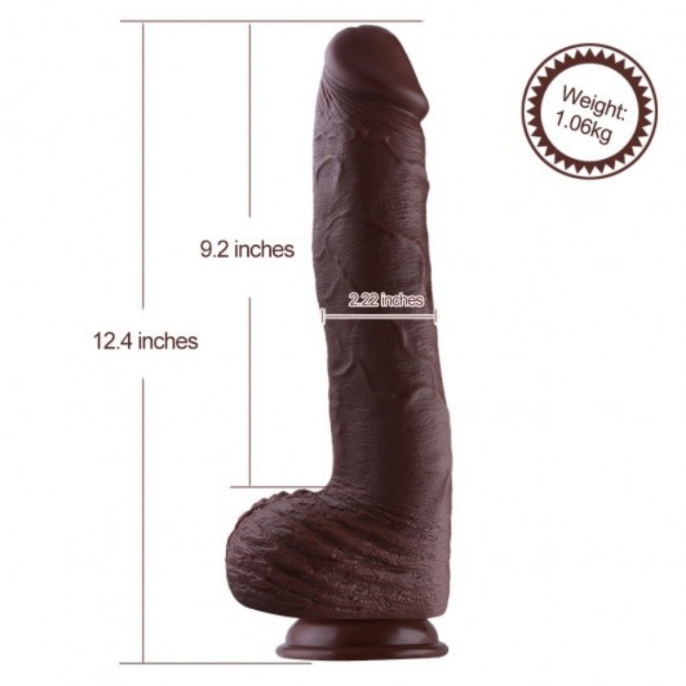 Hismith Sex Machine Dildo KlicLok Monster 31 Cm Realistik Penis