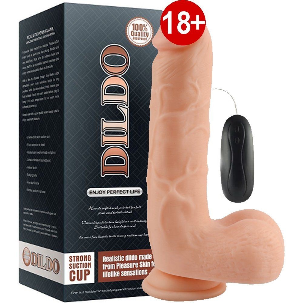 Dildo Series Adam 21 Cm 10 Modlu Titreşimli Realistik Penis