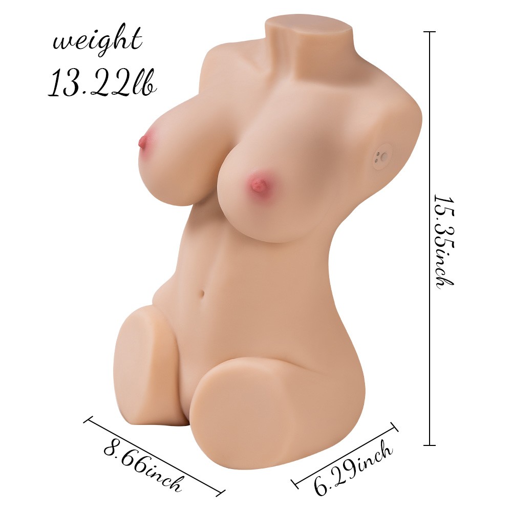 Shequ Wendy Emiş Güçlü ve Titreşimli Yarım Vücut Masturbator SQ-MAS20051