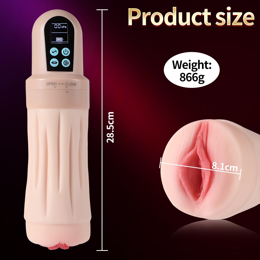 Shequ No.5 Beta Suction Emiş Güçlü Titreşimli Masturbator Vajina SQ-MA60119-3.0