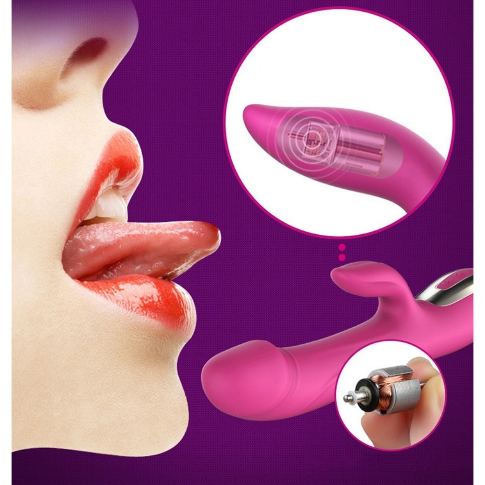 Leten Luxury Thrusting İleri Geri Hareketli Rabbit Vibrator