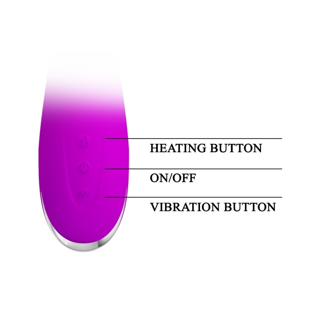 Pretty Love Cornelius Isıtmalı 12 Modlu Titreşimli Rabbitli Vibratör