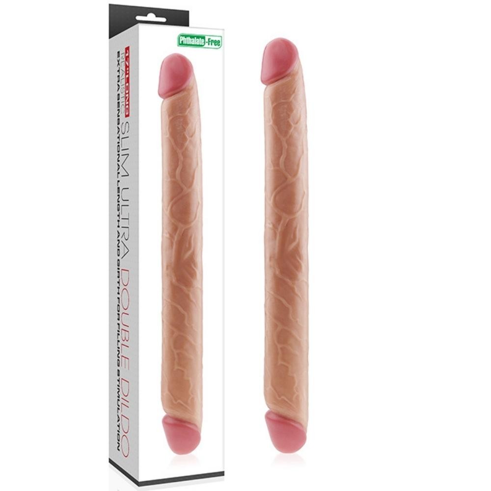 Lovetoy King Size 43 cm Realistik Ultra Esnek Çift Taraflı Penis