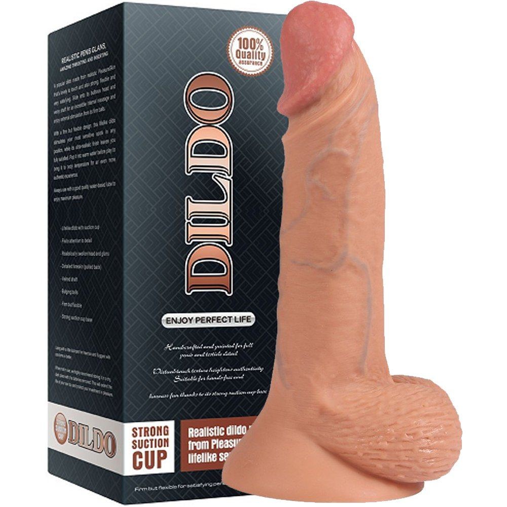 Dildo Series New Tyler 19 cm Aktif Deri Penetrasyon Realistik Penis
