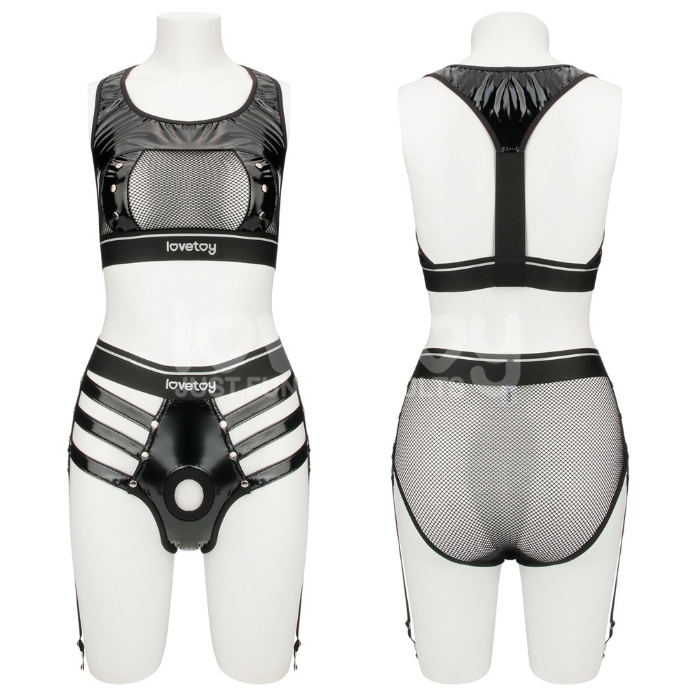 Lovetoy Rebellion Reign Iconic Harness Strap On Set XS-S Beden