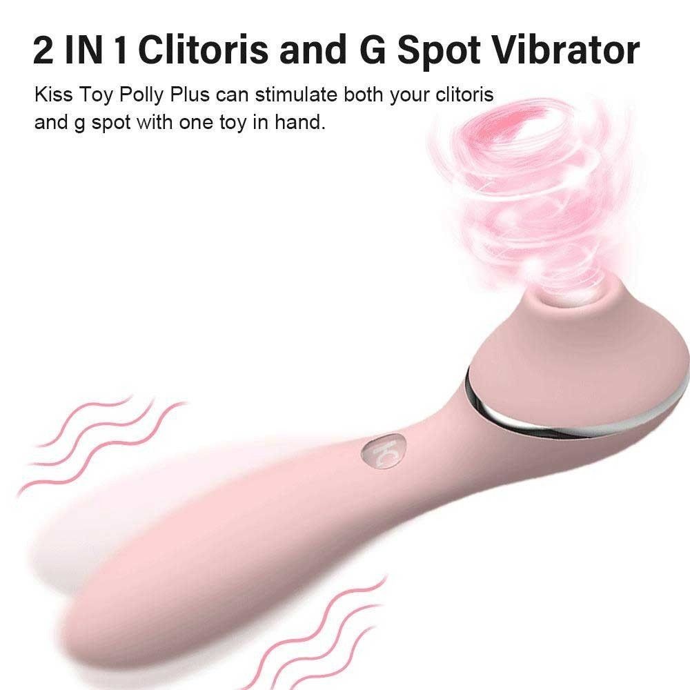 KissToy Polly Air Pulse Warming Vibe Red Püskürtmeli Isıtmalı Vibratör