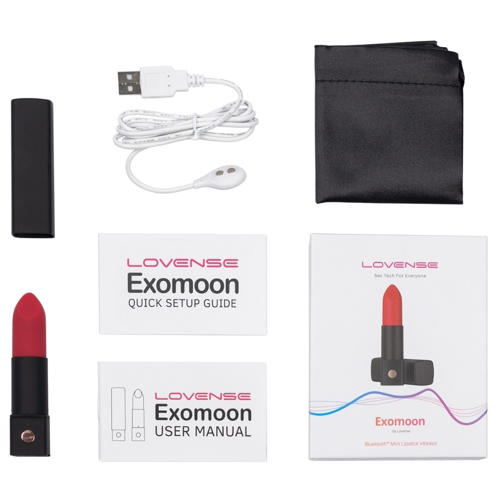 Lovense Exomoon Telefon Kontrollü Ruj Vibratör