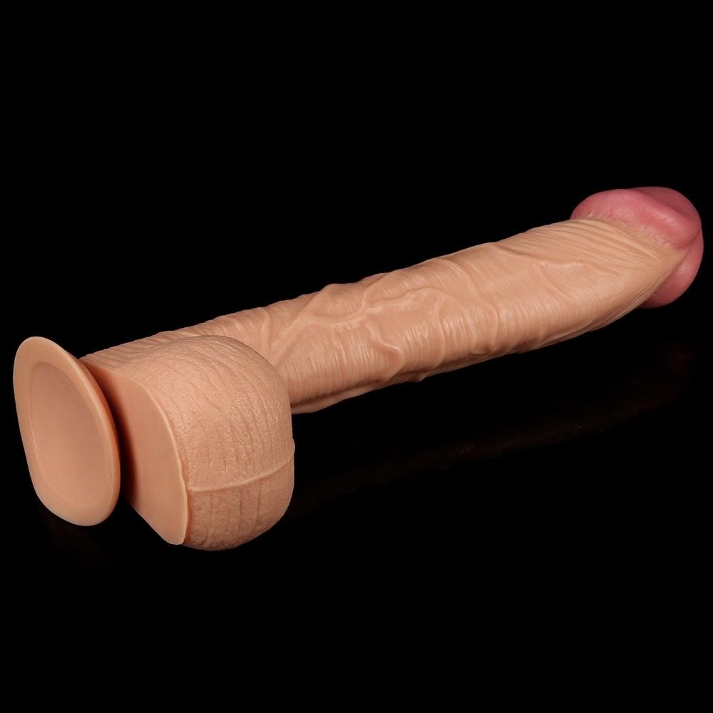 Lovetoy King Sized 33 cm Kalın Damarlı Gerçekçi Realistik Penis