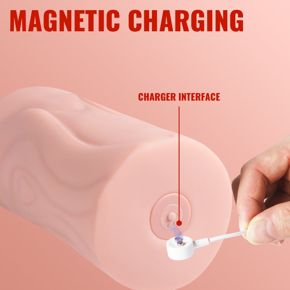 Shequ No.1 White Vagina İleri Geri Hareketli Vajina Masturbator SQ-MAT60135