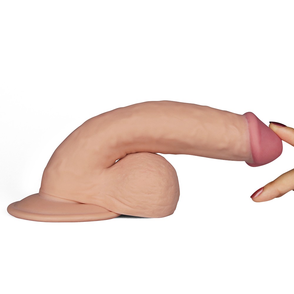 Lovetoy The Ultra Soft Dude 23 cm Yumuşak Titreşimli Penis