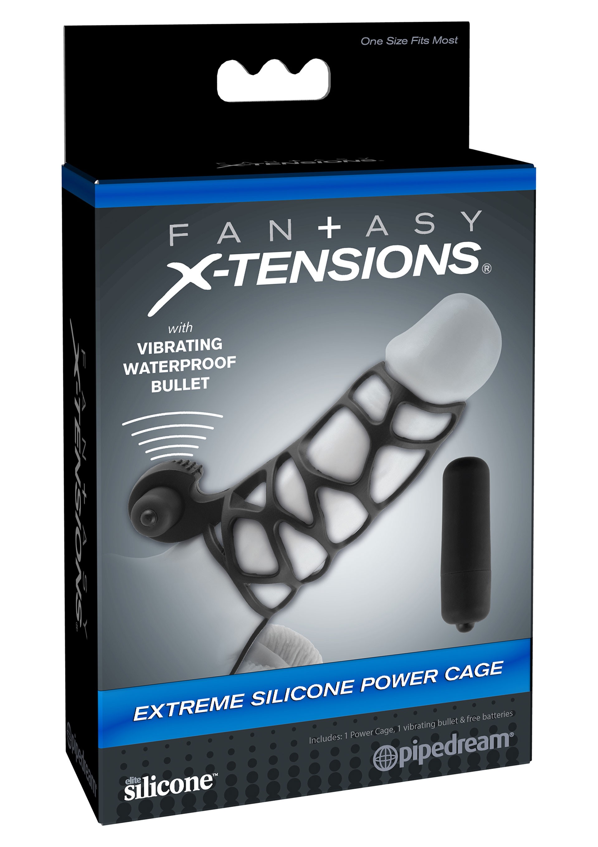 Fantasy X-Tensions Extreme Silicone Power Cage Penis Kafes Penis Kılıfı