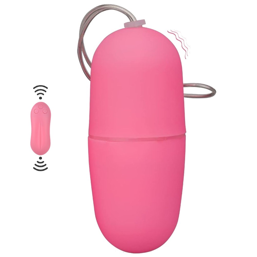 Erox Mini Fantasy 10 Mode Vibration Giyilebilir Uzaktan Kumandalı Vibratör-Pink
