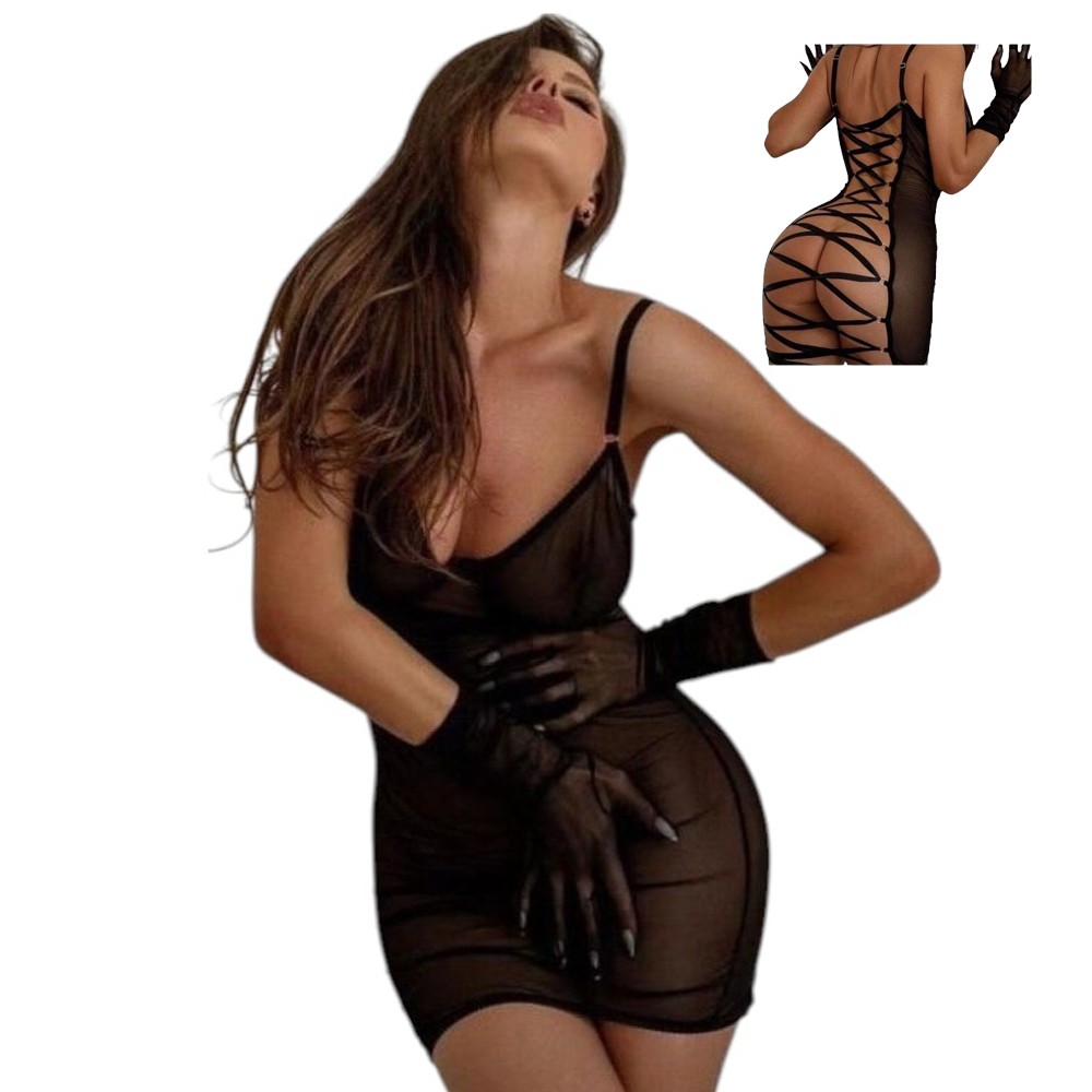 Erox Fantasy Wear Daria Özel Tasarım Tül Gecelik