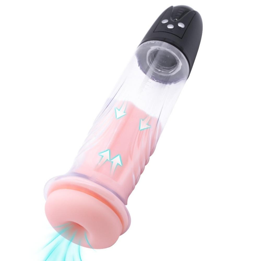 Canwin Think Bigger Suck Vacuum Vajina Başlıklı Otomatik Penis Pompası