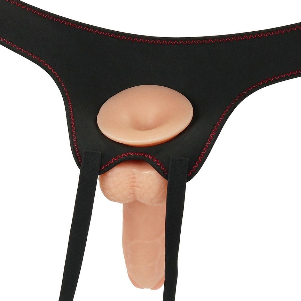 Lovetoy Easy Strapon 21.5 cm Flexible Kemerli Strapon Penis