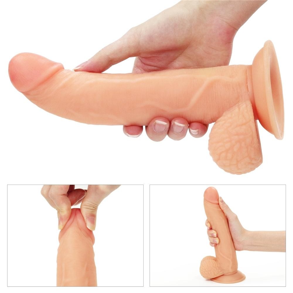 Lovetoy Easy Strapon 21.5 cm Flexible Kemerli Strapon Penis