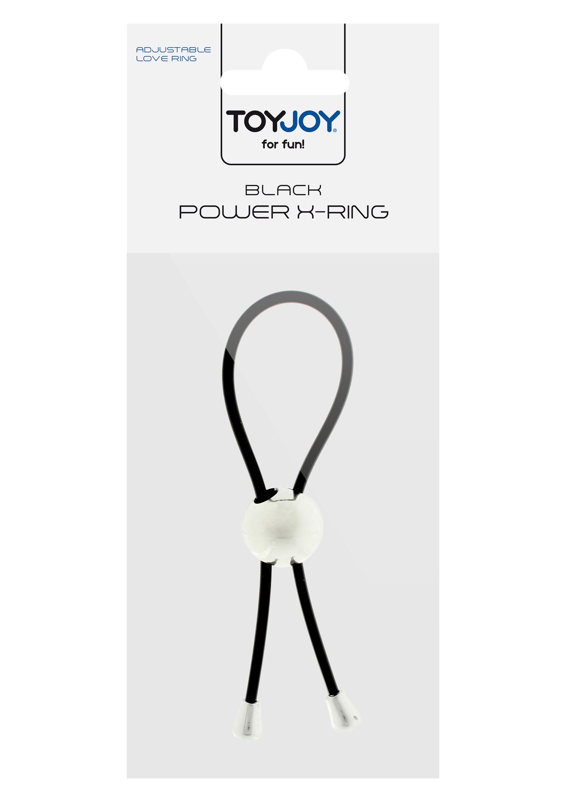 ToyJoy Power X Ring Black Ayarlanabilir Penis Halkası