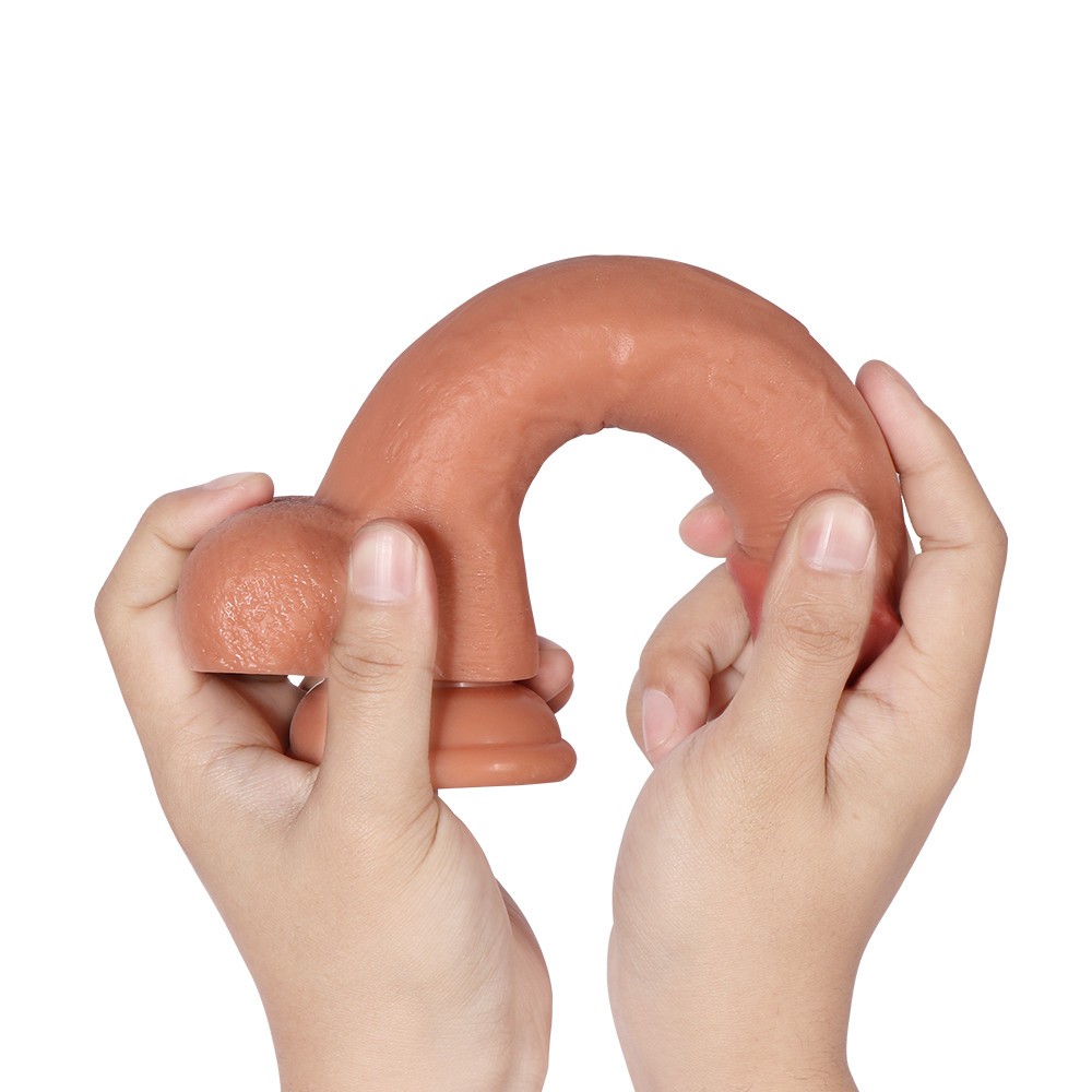 Dildo Series Sean Çift Katmanlı Ultra Yumuşak 22 Cm Realistik Penis