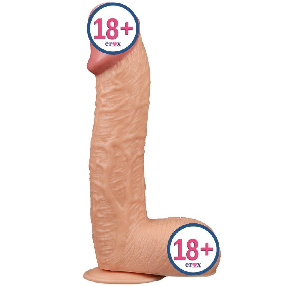 Lovetoy King Sized 28.5 cm Kalın Damarlı Gerçekçi Realistik Penis