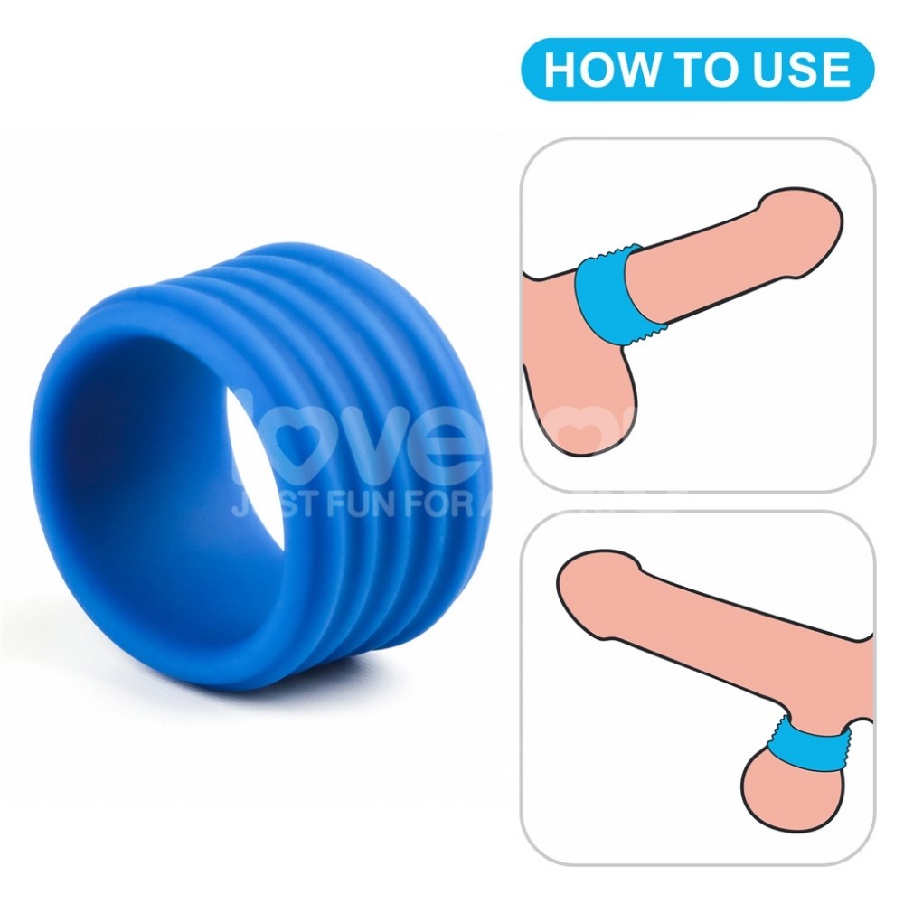 Lovetoy Pinnacle Pro Deep Rib Grip Ring Penis Halkası