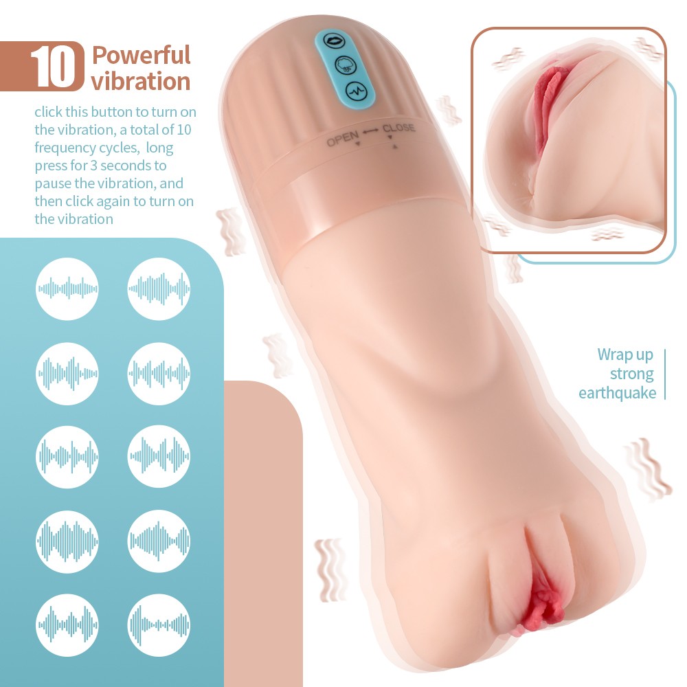 Shequ No.6 Beta Suction Emiş Güçlü Titreşimli Masturbator Vajina SQ-MA60120