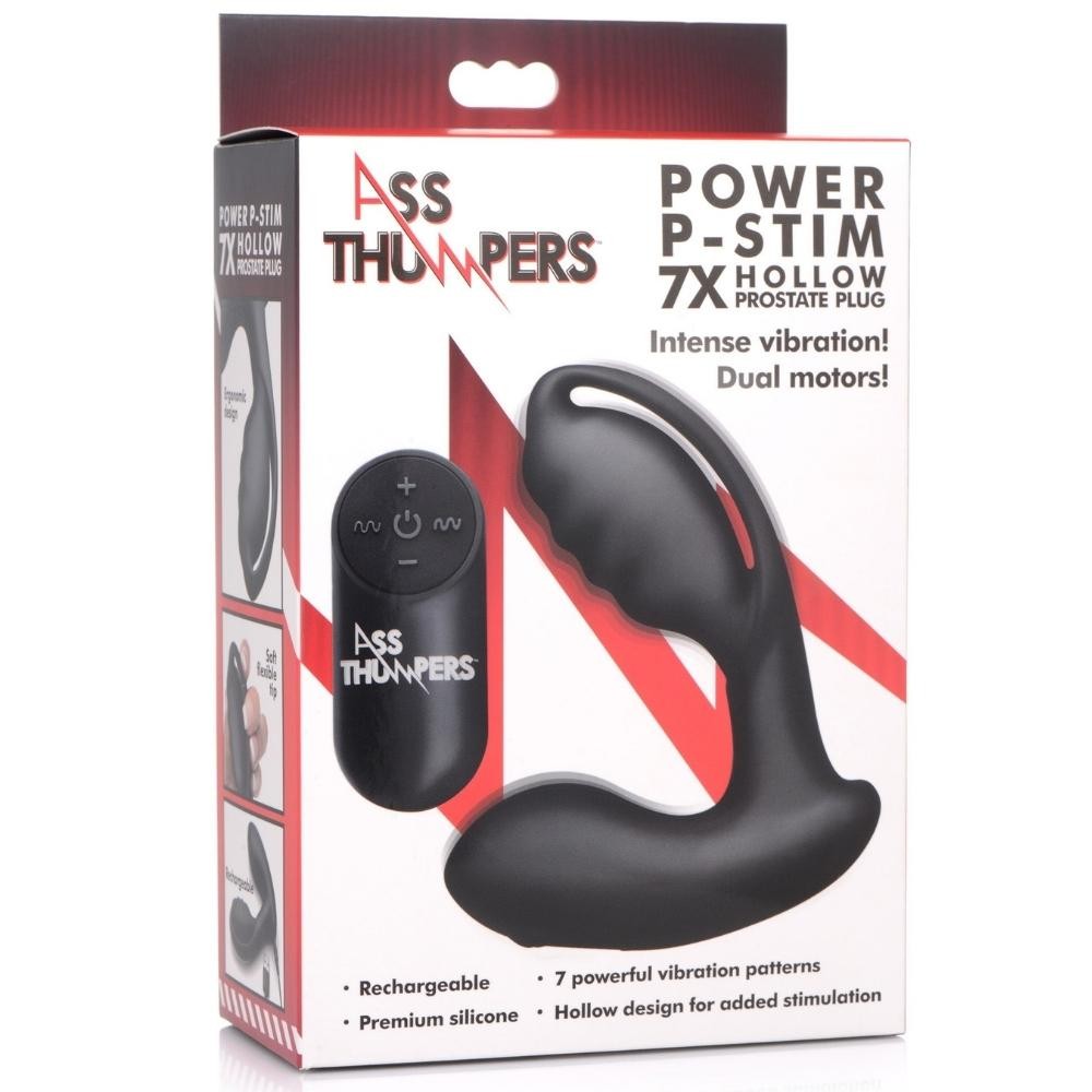 Ass Thumpers Power P-Stim Uzaktan Kumandalı Prostat Vibratör