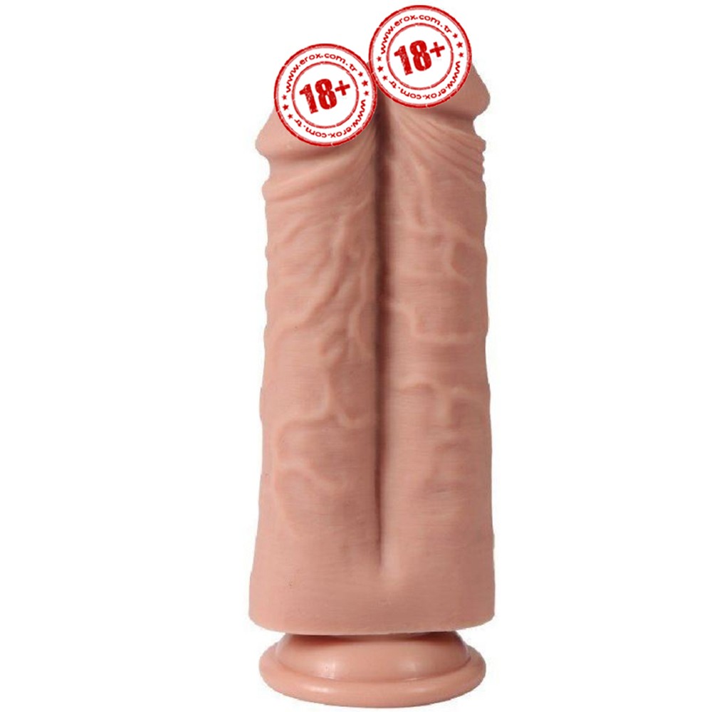 Anthony Double Yumuşak Dokulu Çiftli Realistik Dildo
