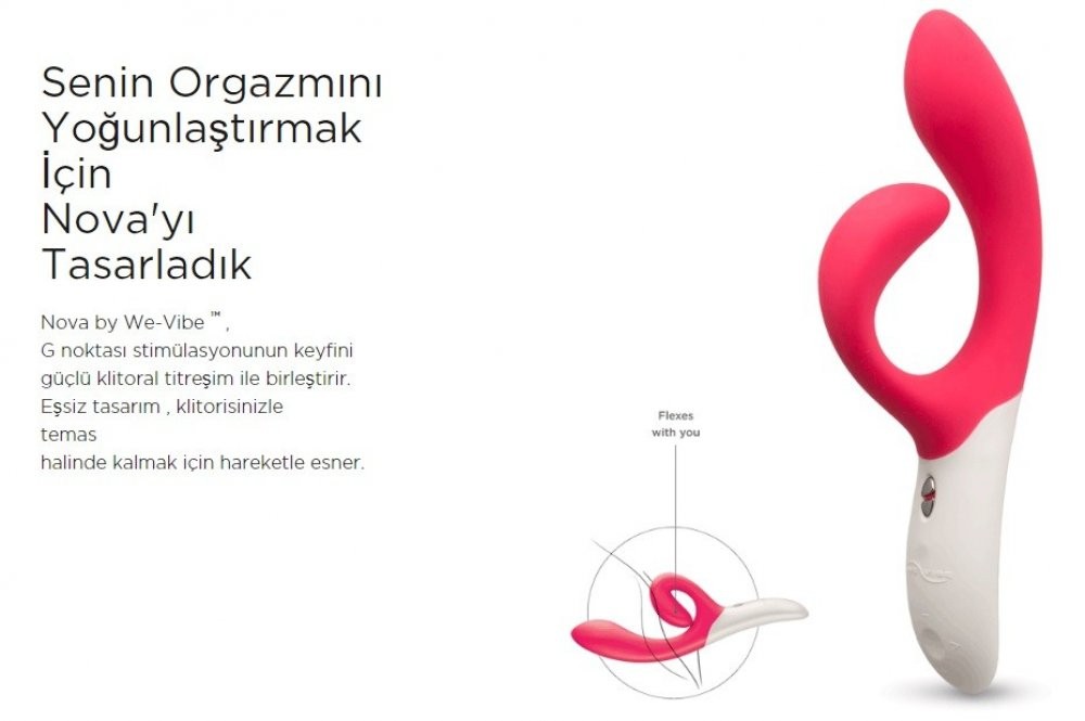 We-Vibe Nova Akıllı Telefon Uyumlu Şarjlı Vibratör