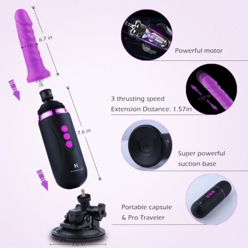 Hismith Capsule Sex Machine Telefon Kontrollü Seks Makinesi