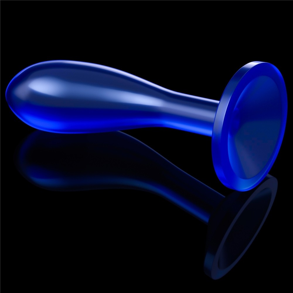 Lovetoy Flawless Clear Prostate Plug Blue 15 Cm Silikon Anal Plug