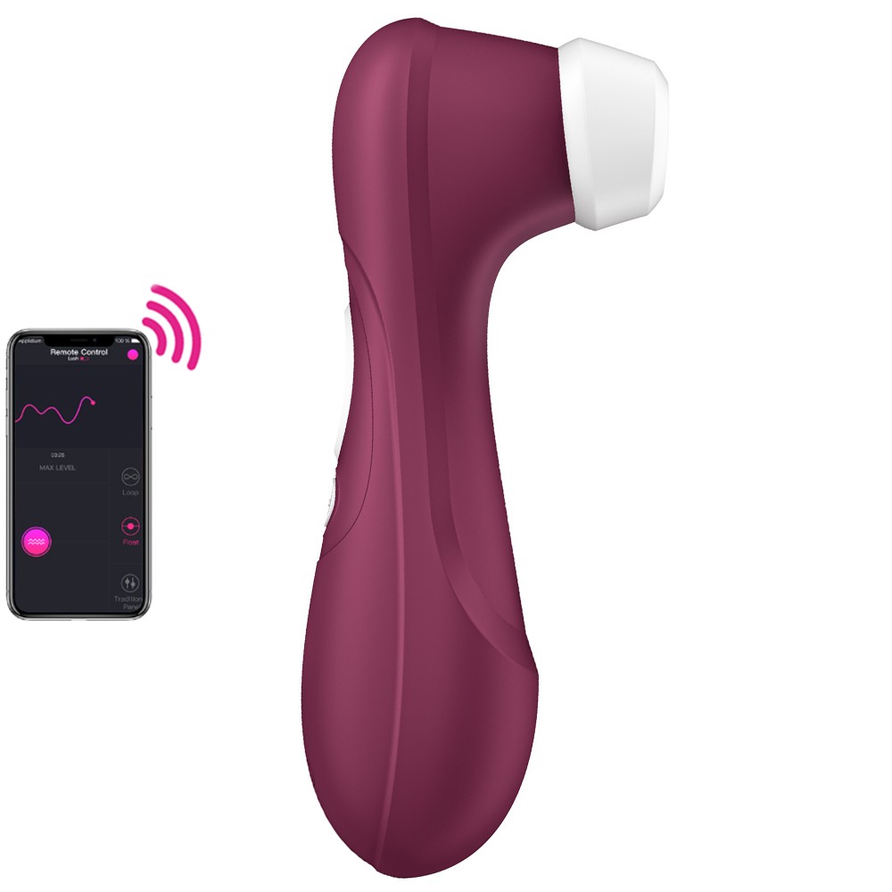 Satisfyer Pro 2 Generation 3 Telefon Kontrollü Emiş Güçlü Vibratör - Bordeaux