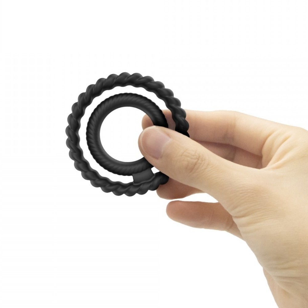 Dorcel Dual Ring Testis Destekli Silikon Penis Halkası