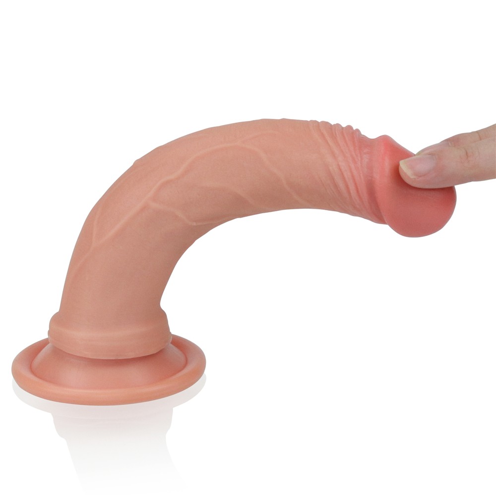 Özel Et Dokulu Testissiz Kemerli Strapon Penis 18 cm