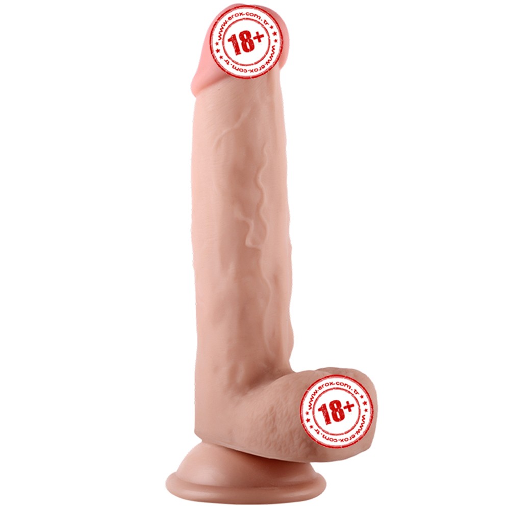 Lovetoy Sliding Skin Dildo Deri Hareketli 20 Cm Realistik Penis LV317002