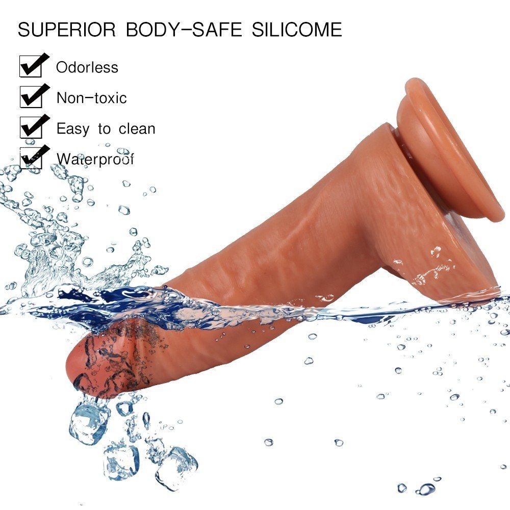 Shequ Castiel's Balden Bağlamalı 19 Cm Strapon Realistik Penis