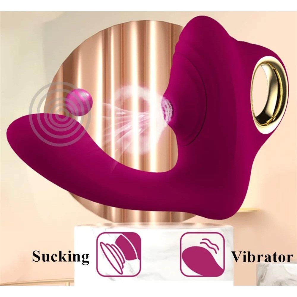 Leten Wet Sucking Klitoral ve G-Spot Uyarıcı Emiş Güçlü Isıtmalı Vibratör