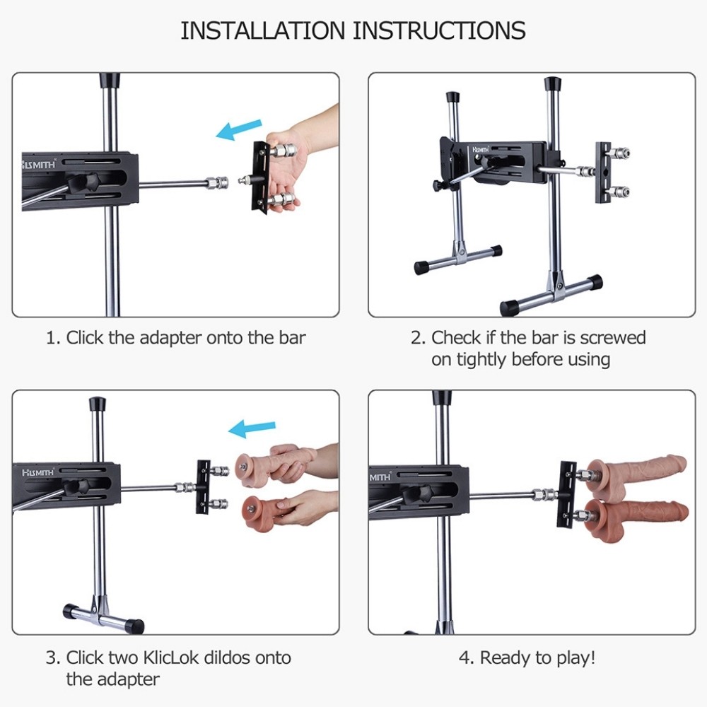 Hismith Sex Machine Double Penetration Kliclok Adapter