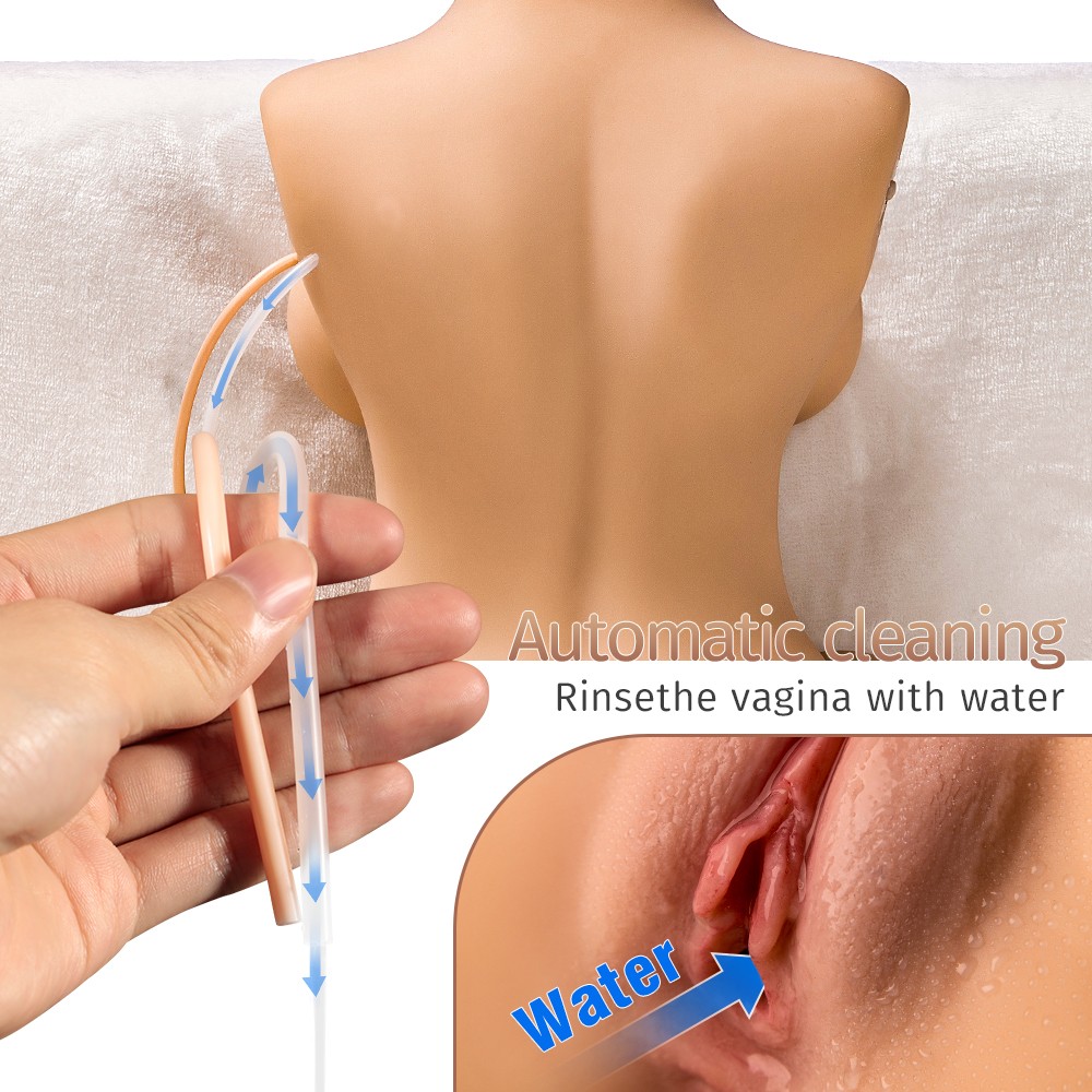 Shequ Jacey Emişli ve Titreşimli Yarım Vücut Masturbator SQ-MAS20020