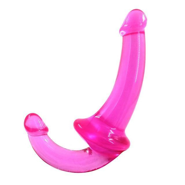 Erox Jelly Strapless Strap-on Pink