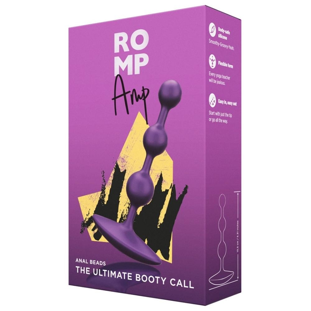 Romp Amp Silikon Boncuklu Anal Plug