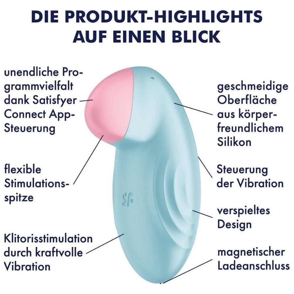 Satisfyer Tropical Tip Telefon Kontrollü Vibratör