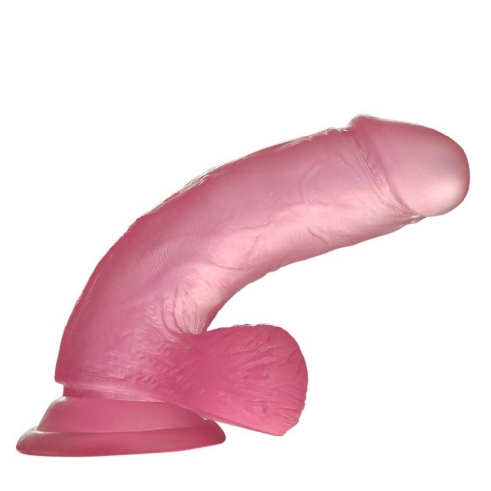 Lovetoy Jelly Studs 15 cm Jel Dokulu Pembe Dildo