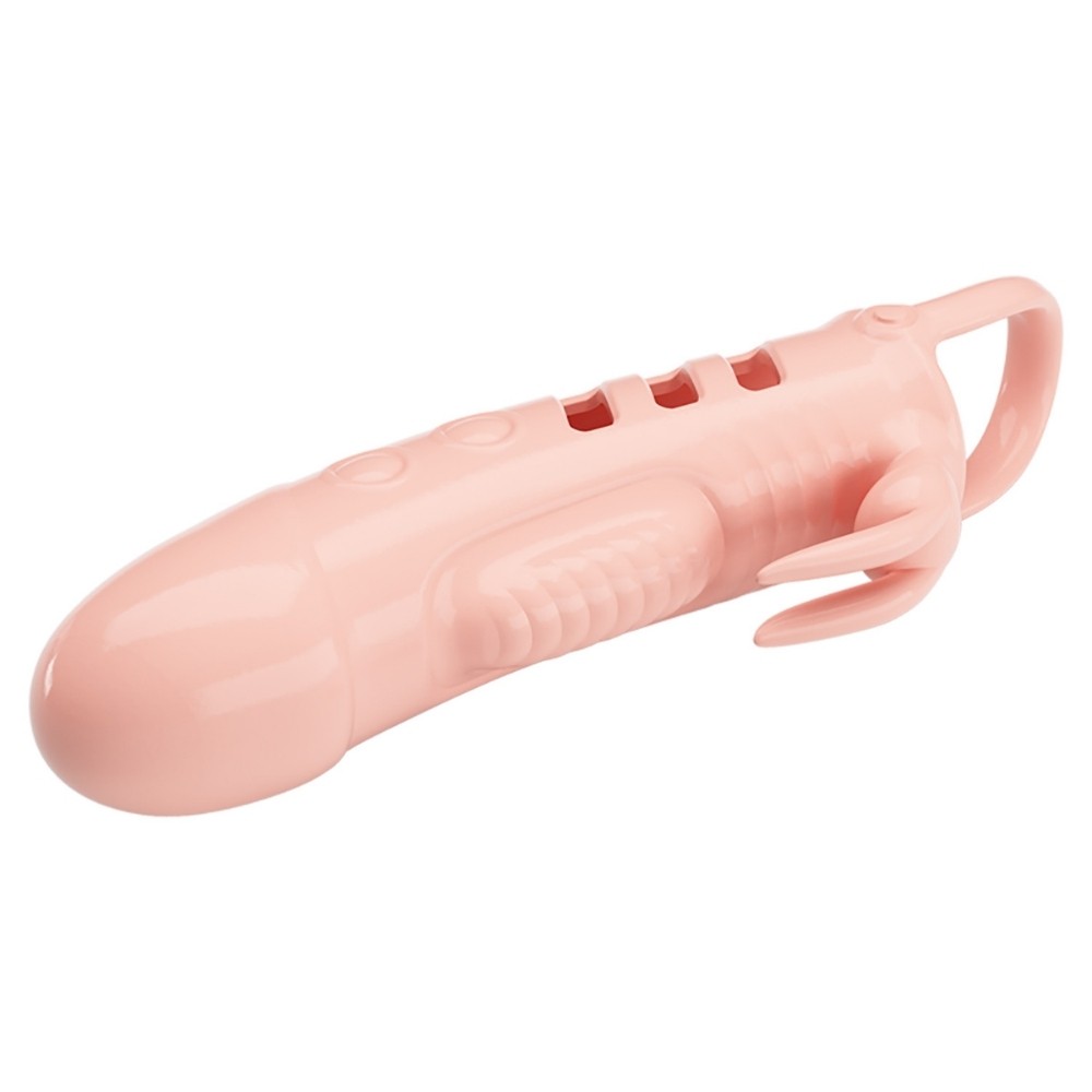 Pretty Love Sloane Penis Sleeve Klitoris Uyarıcılı Titreşimli Penis Kılıfı