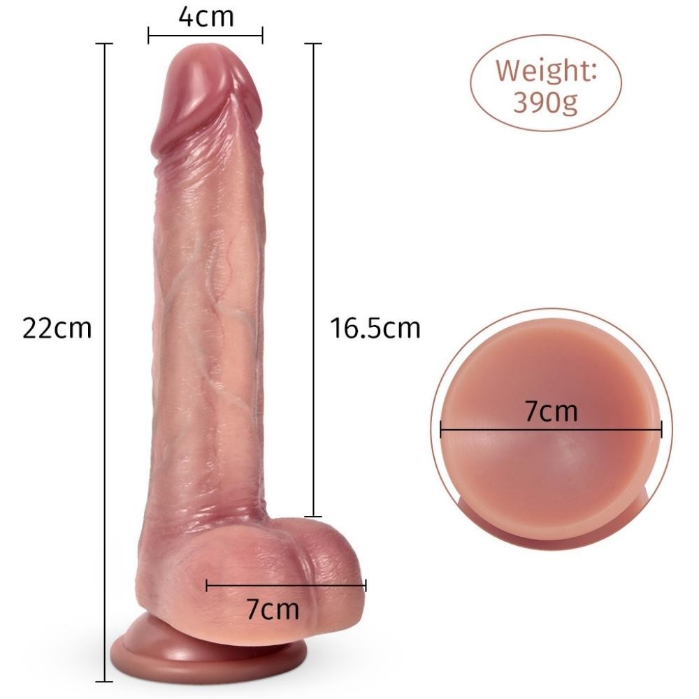 Shequ Bert Natural 22 Cm Realistik Penis