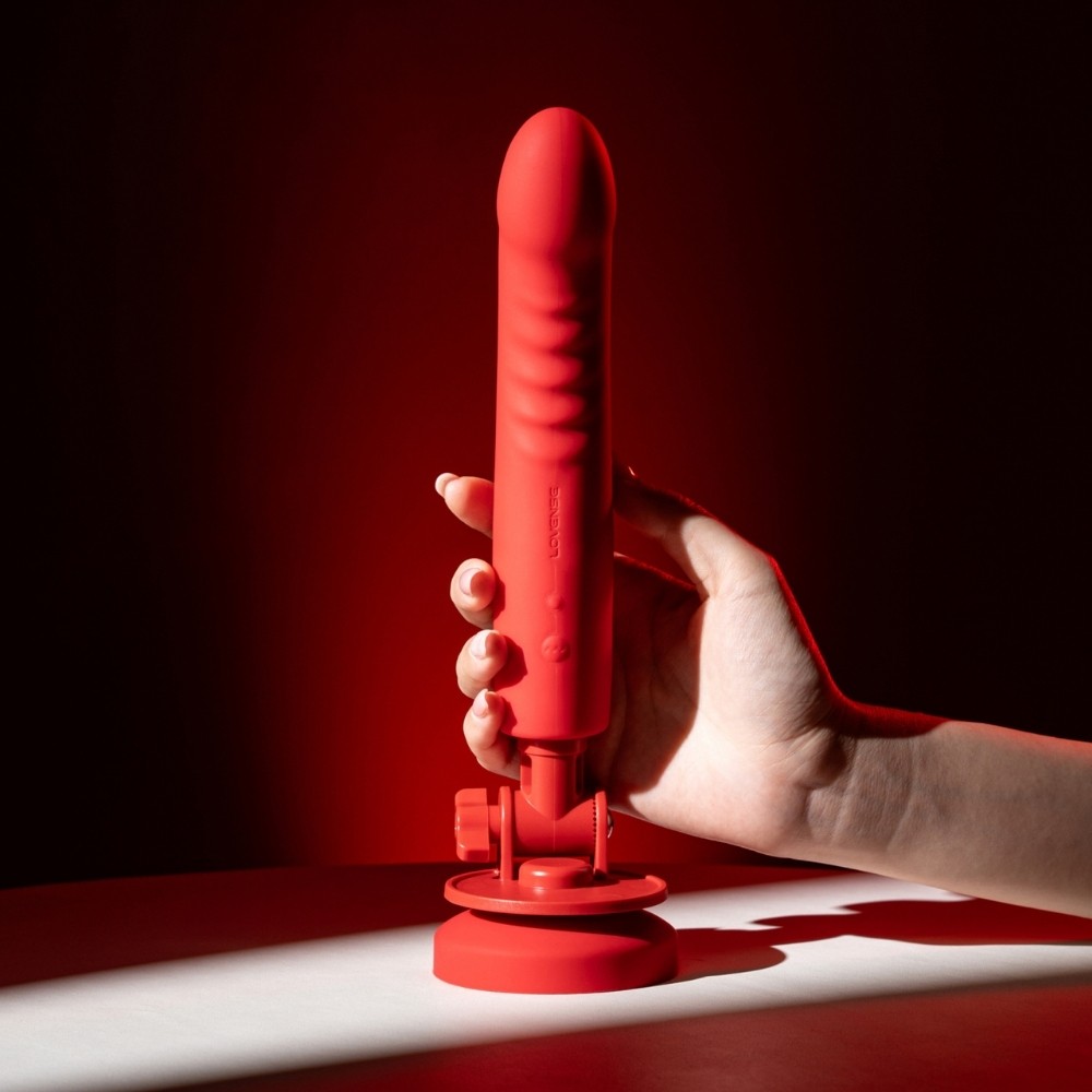 Lovense Mission 2 Telefon Kontrollü ve Vantuzlu Hareketli Vibratör