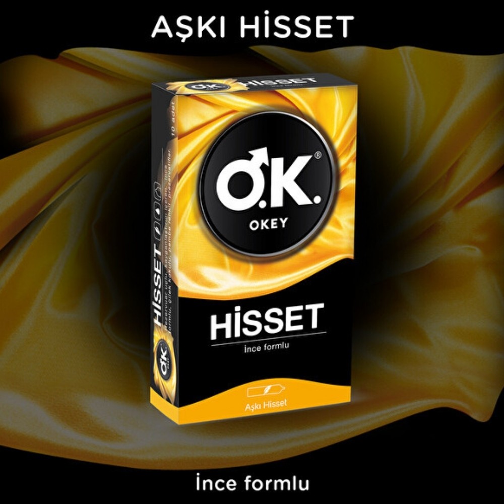 Okey Hisset 10'lu Prezervatif