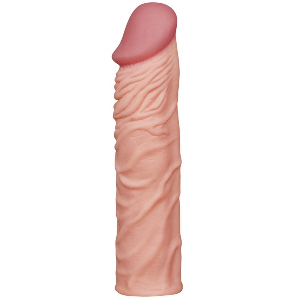 Lovetoy Pleasure X-Tender 5 cm Dolgulu Realistik Penis Kılıfı