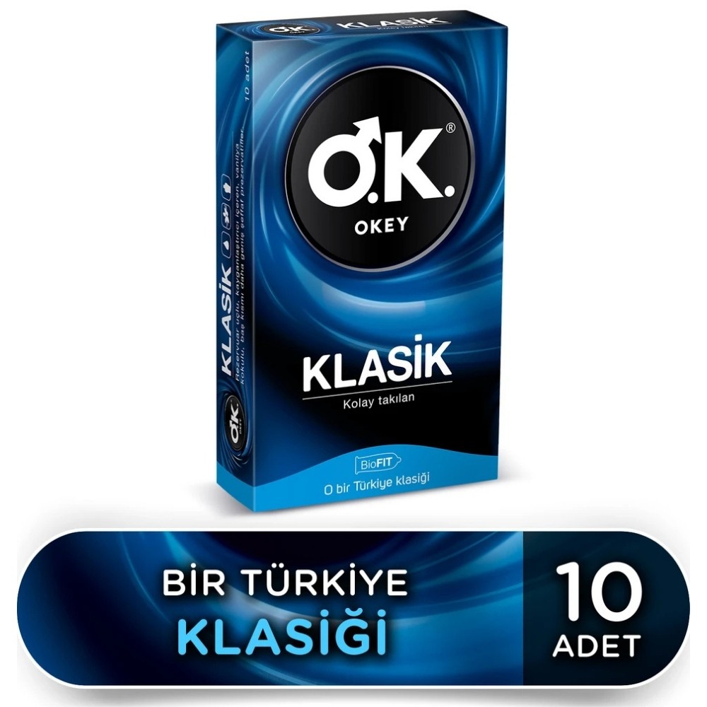 Okey Klasik 10'lu Prezervatif