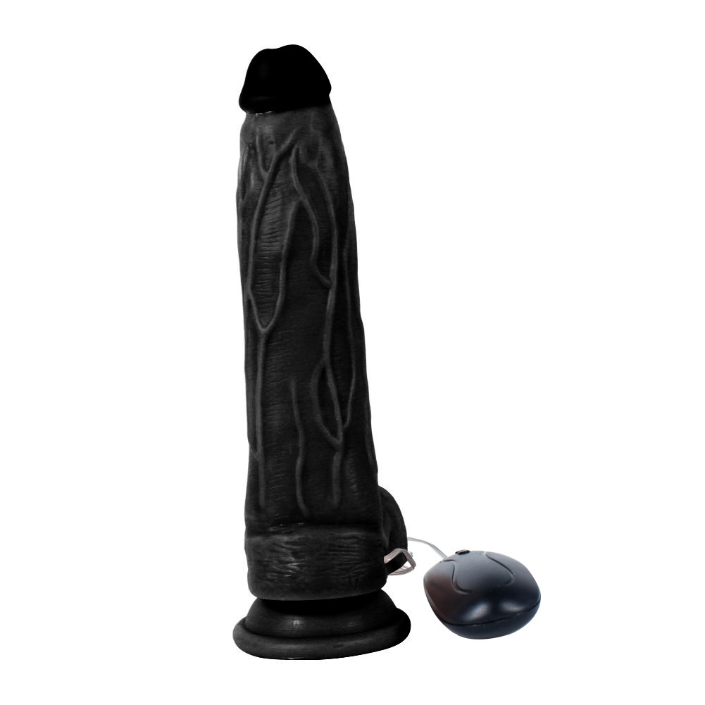 Dildo Series Holy Dragon Titreşimli Zenci Penis 20.5 Cm