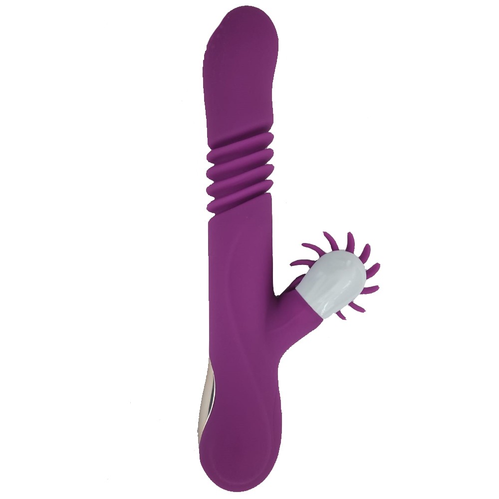Erox Licking Life İleri Geri Hareketli Klitoral Stimülasyon Vibratör-Purple